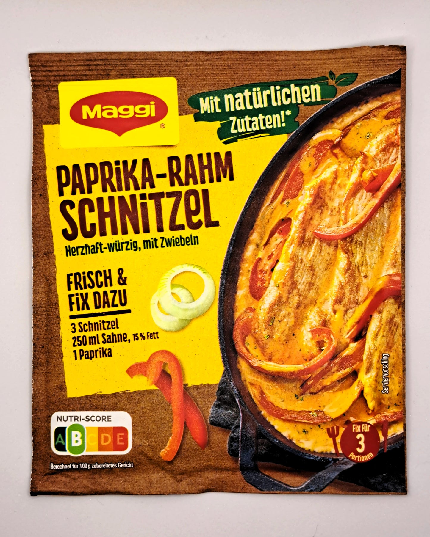 Maggi Paprika Rahm Schnitzel